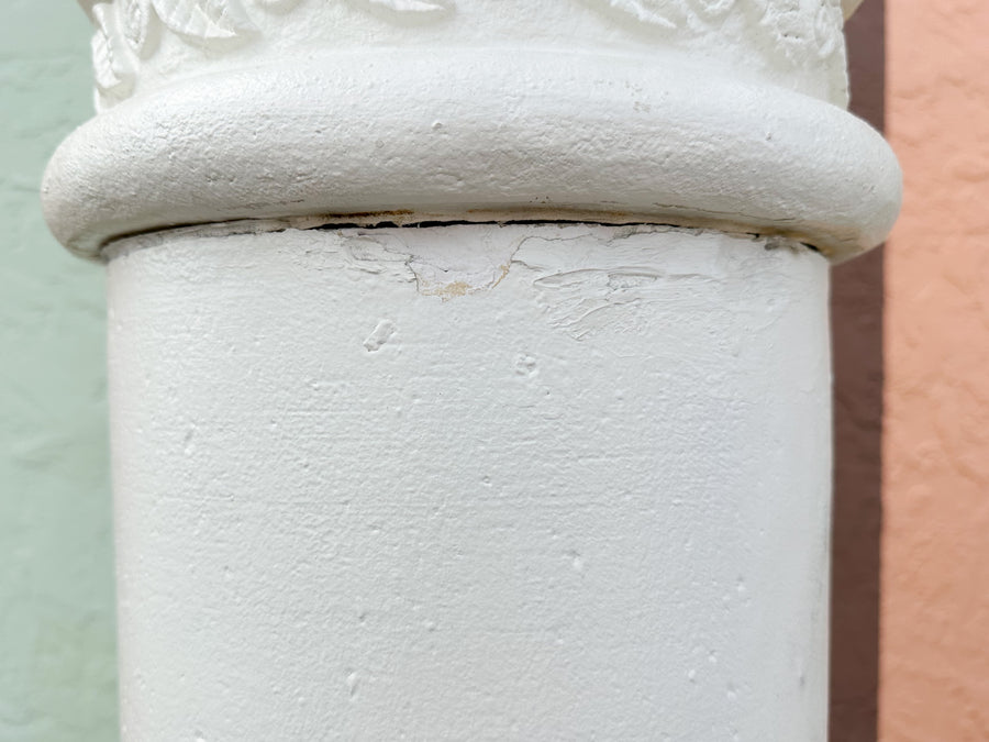 Pair of Plaster Monkey Columns