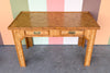 Old Florida Parquet Rattan Desk