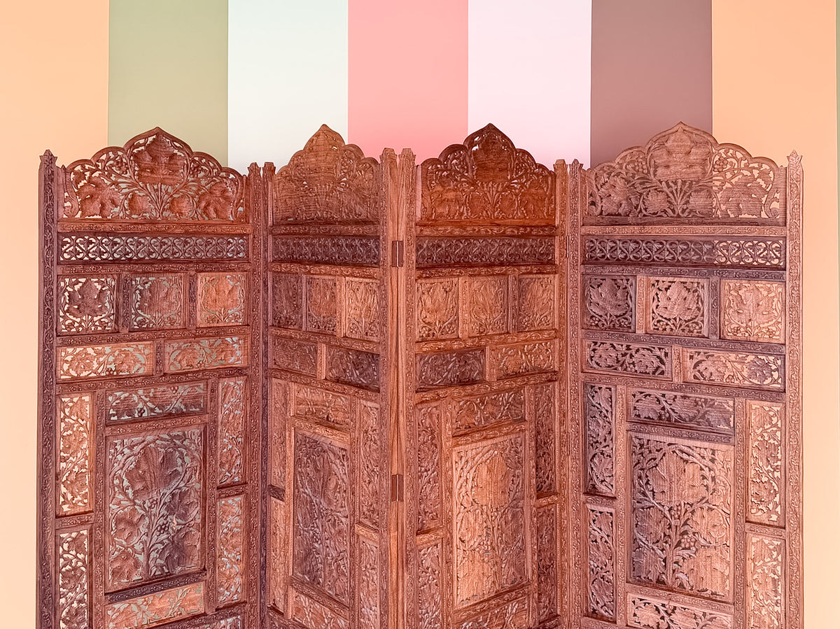 Four Panel Moroccan Screen