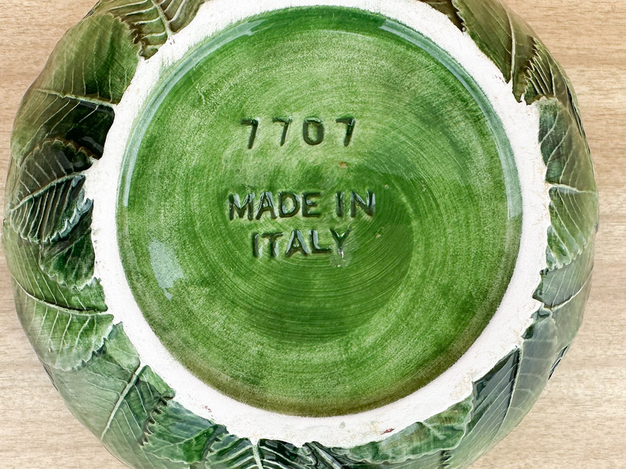 Set of Six Italian Leaf Bowls