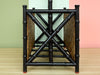 Faux Bamboo and Rattan Magazine Rack