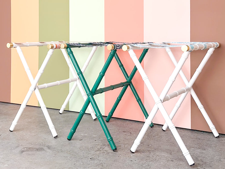 Faux Bamboo Luggage Rack - Kim