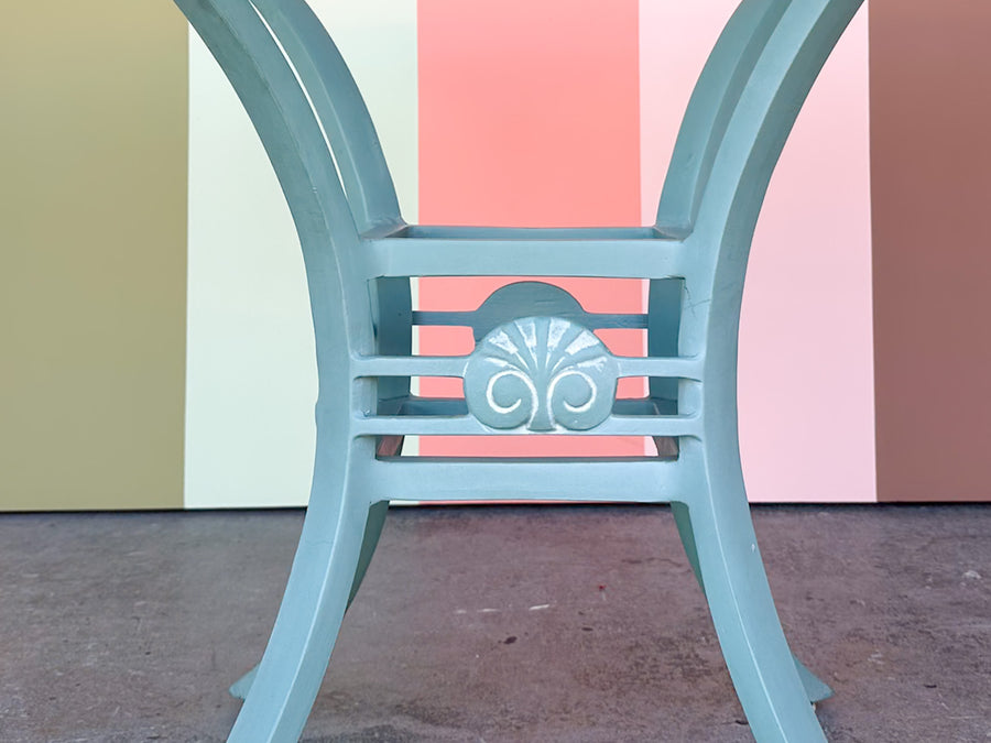 Palm Beach Chic Grotto Shell Back Outdoor Dining Set