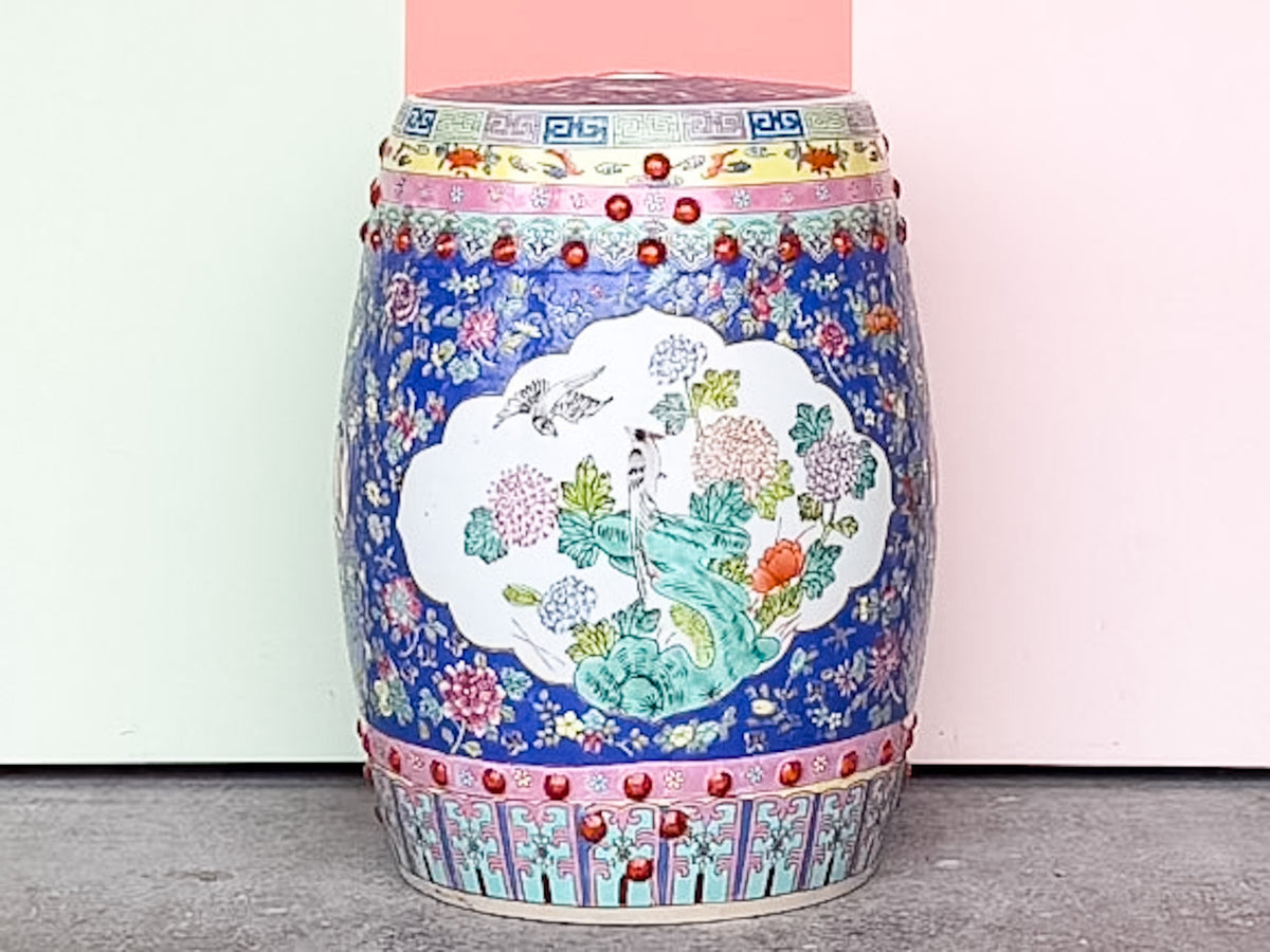 Chinoiserie Chic Garden Seat
