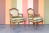Pair of Bergere Chairs by Baker