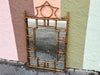 Regency Chic Faux Bamboo Metal Mirror