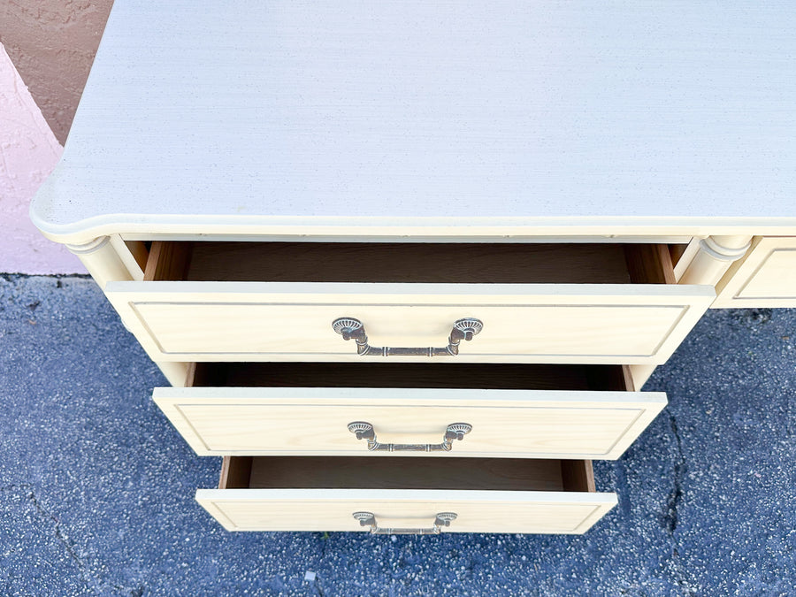 Palm Beach Chic Faux Bamboo Desk