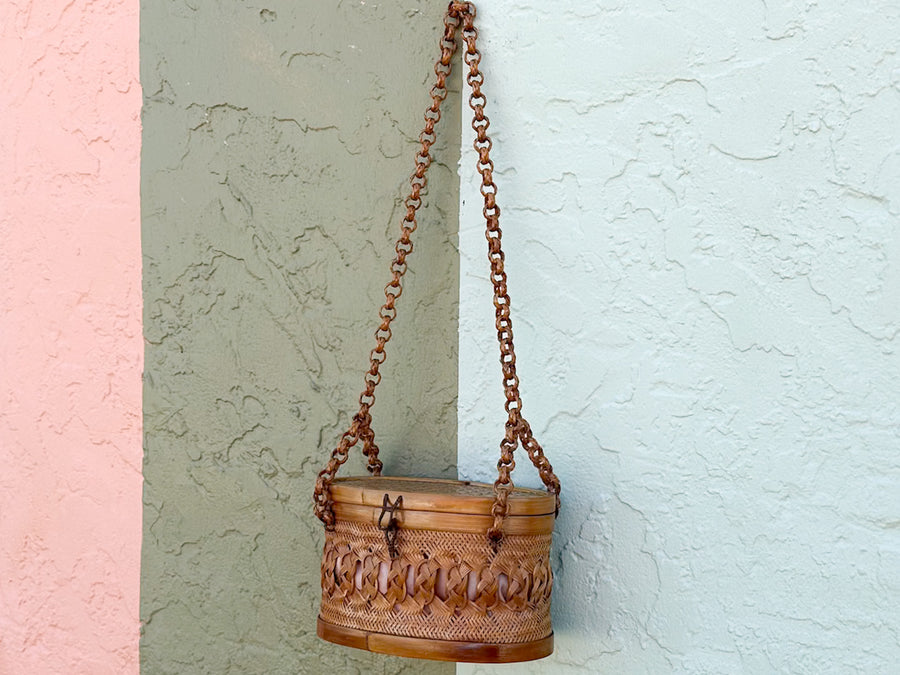 Rattan Basket Purse