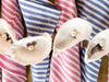 Set of Six Oyster and Pearl Napkin Rings