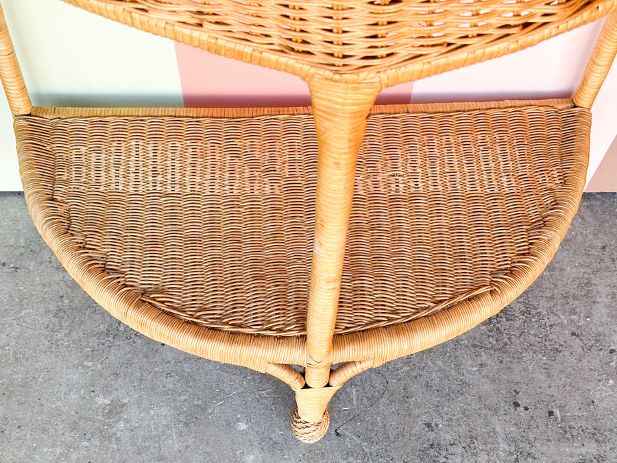 Cute Wicker Demilune