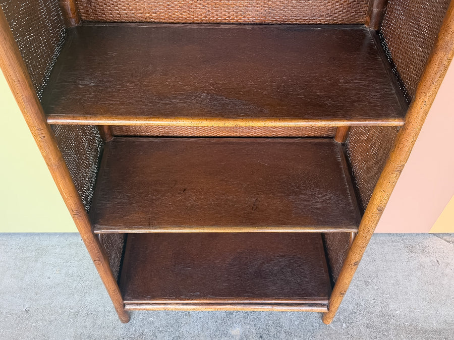 Handsome Cane Etagere