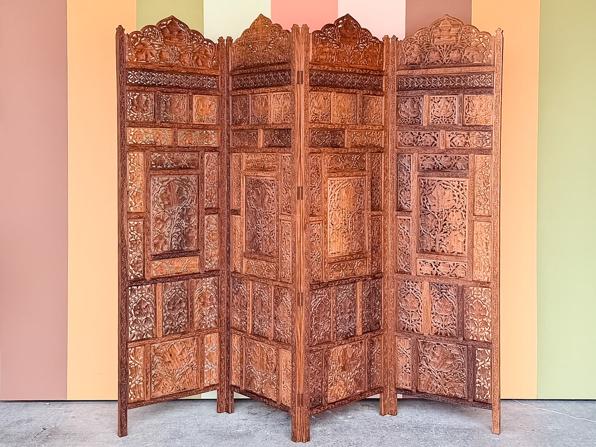 Four Panel Moroccan Screen