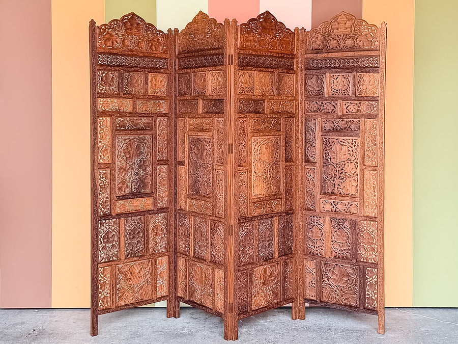 Four Panel Moroccan Screen