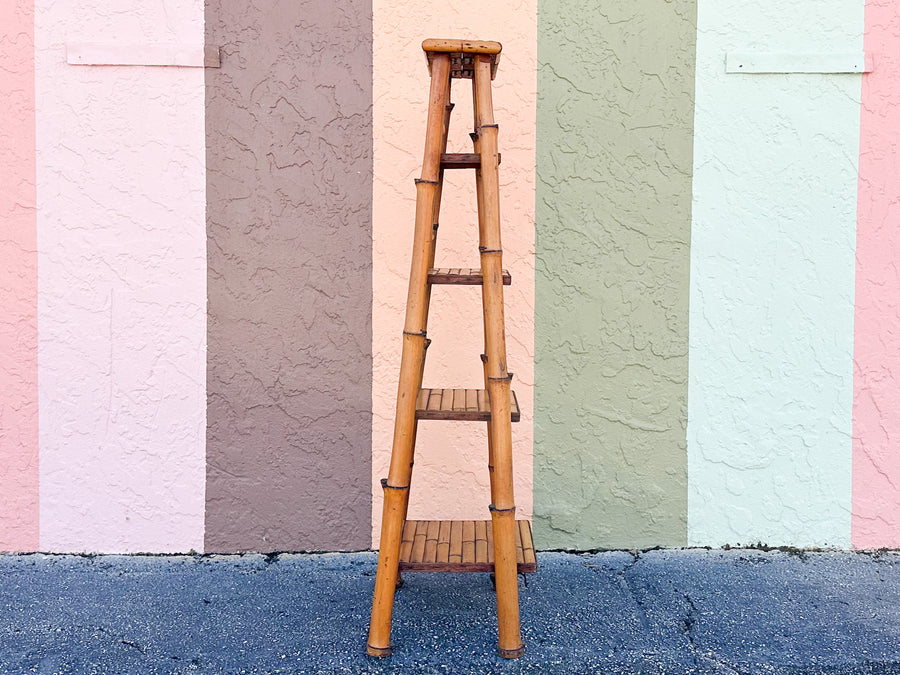 Petite Bamboo Ladder Etagere