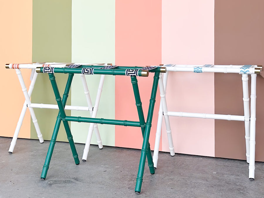 Faux Bamboo Luggage Rack - Kim