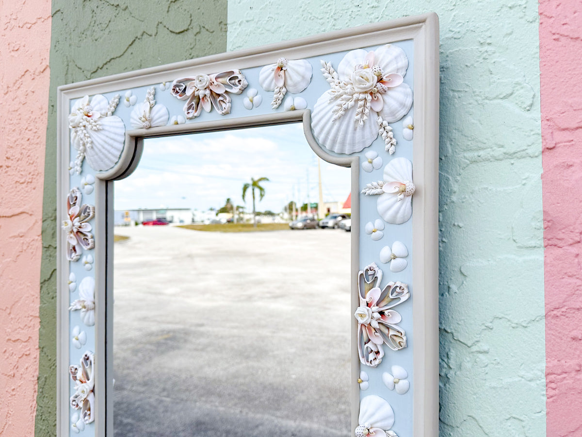 Blue Shellegance Mirror