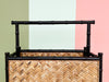 Faux Bamboo and Rattan Magazine Rack