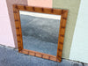 Handsome Faux Bamboo Mirror