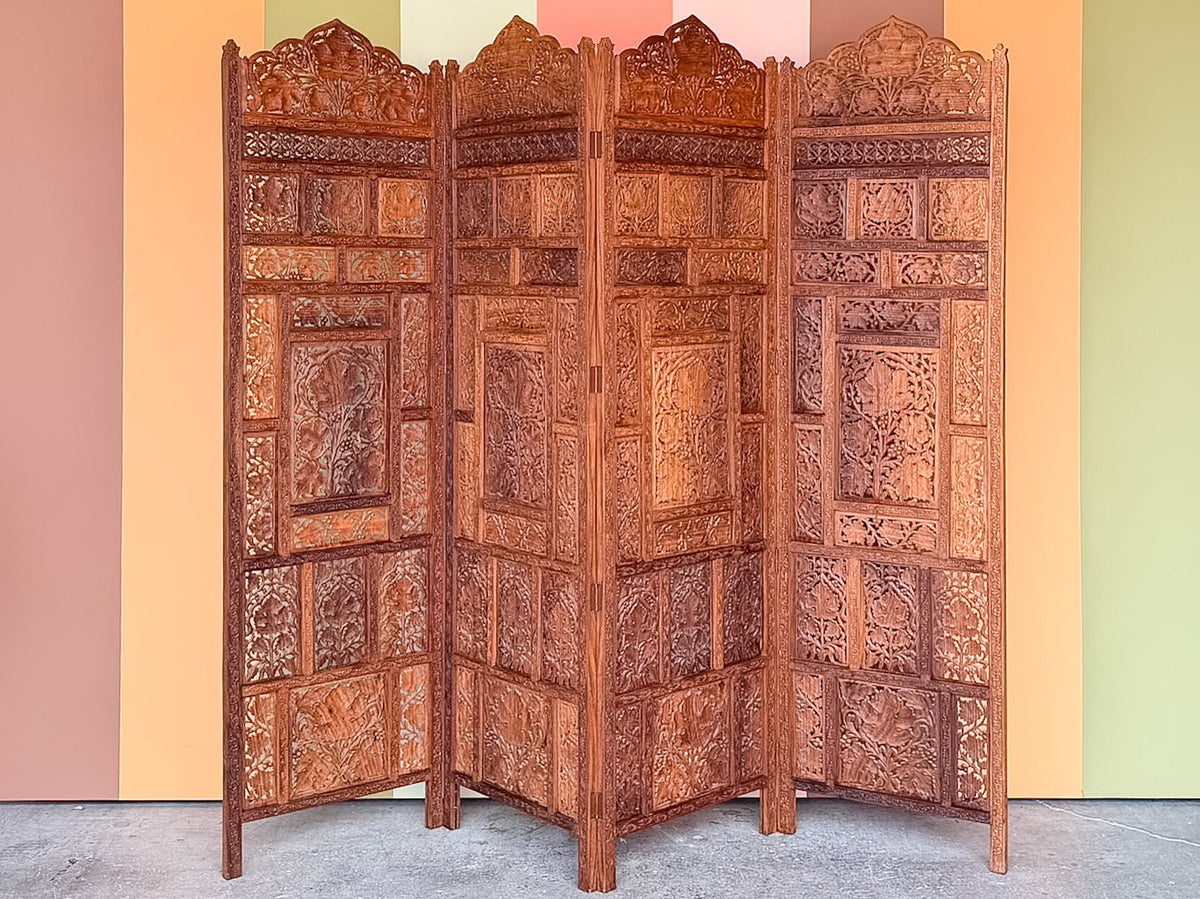 Four Panel Moroccan Screen