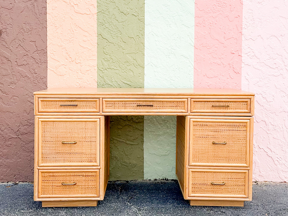 Bielecky Brothers Rattan Desk