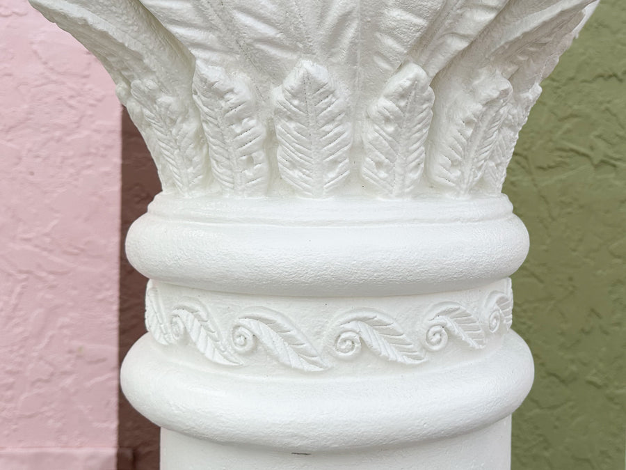 Pair of Plaster Monkey Columns