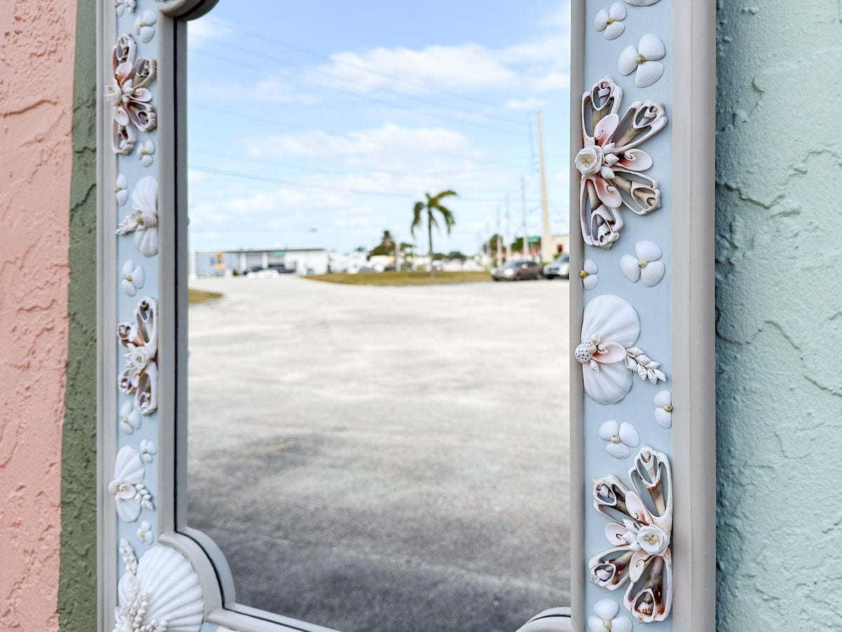 Blue Shellegance Mirror