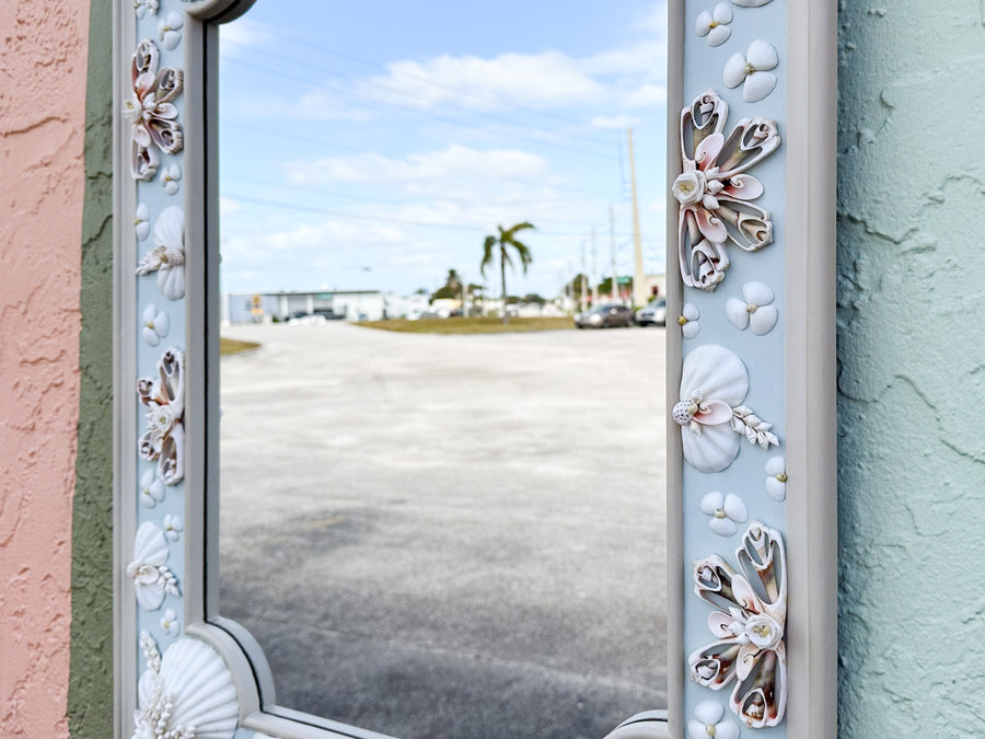 Blue Shellegance Mirror