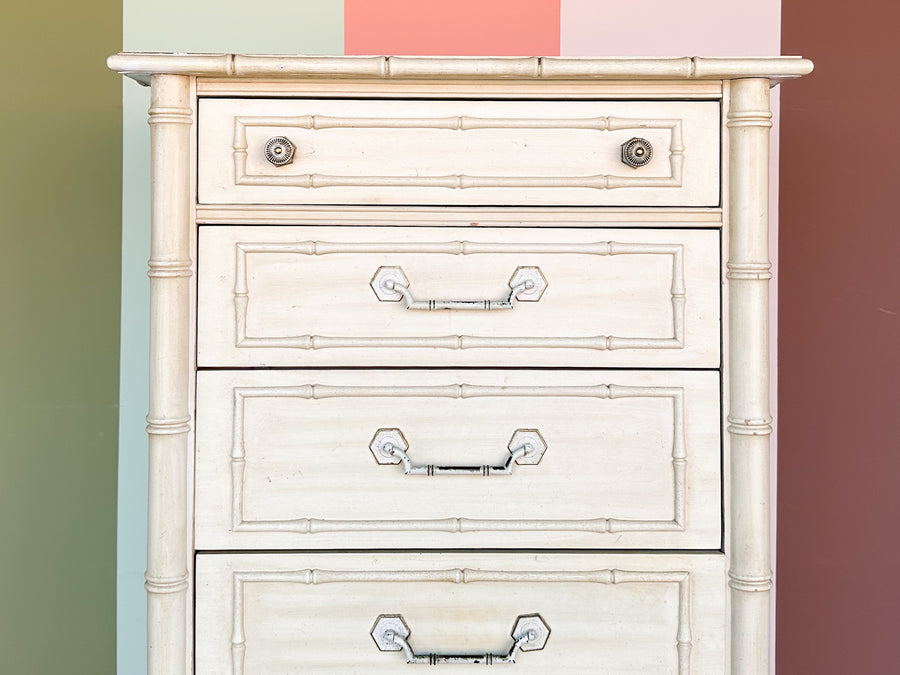 Thomasville Faux Bamboo Lingerie Chest