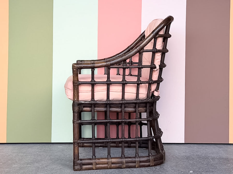 Brown Jordan Rattan Lounge Chair