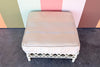 Ficks Reed Rattan Lattice Ottoman