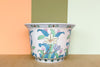 Pastel Floral Chinoiserie Cachepot