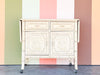 Faux Bamboo Flip Top Server
