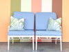 Brown Jordan Calcutta Faux Bamboo Loveseat