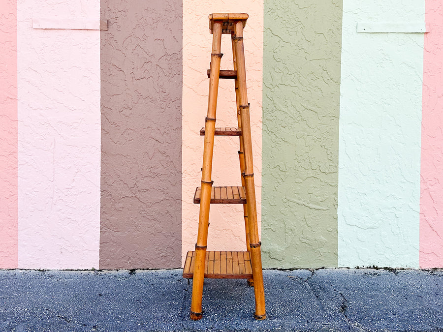 Petite Bamboo Ladder Etagere