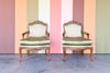 Pair of Bergere Chairs by Baker