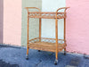 Petite Old Florida Rattan Cart