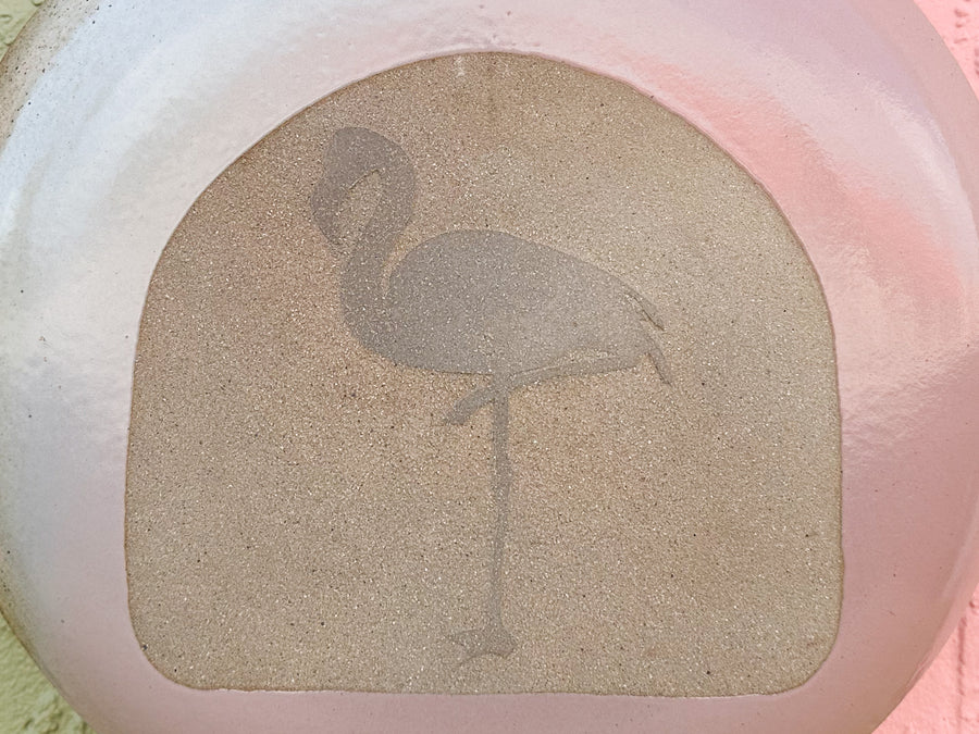 So 80s Fab Flamingo Vase