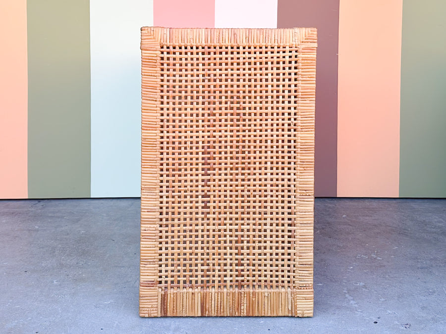 Coastal Cool Rattan and Laminate Dresser