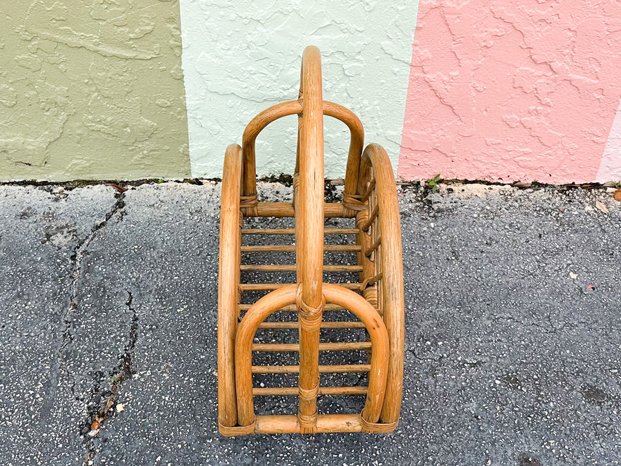 Rattan Magazine Rack