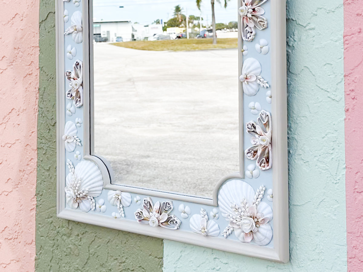 Blue Shellegance Mirror