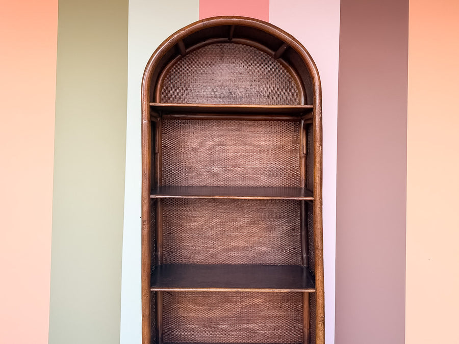 Handsome Cane Etagere