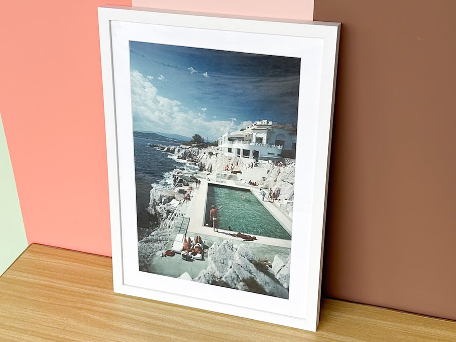 Eden Roc Pool Slim Aarons Framed Print