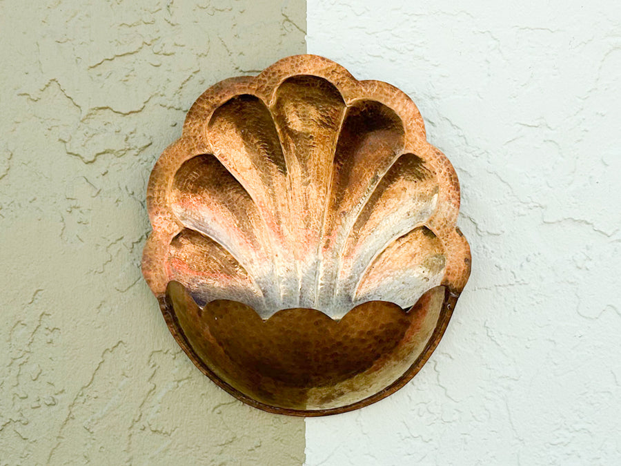 Brass Shell Wall Pocket