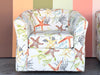 Pair of Starfish Upholstered Swivel Chairs
