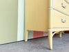 Yellow Thomasville Faux Bamboo Dresser