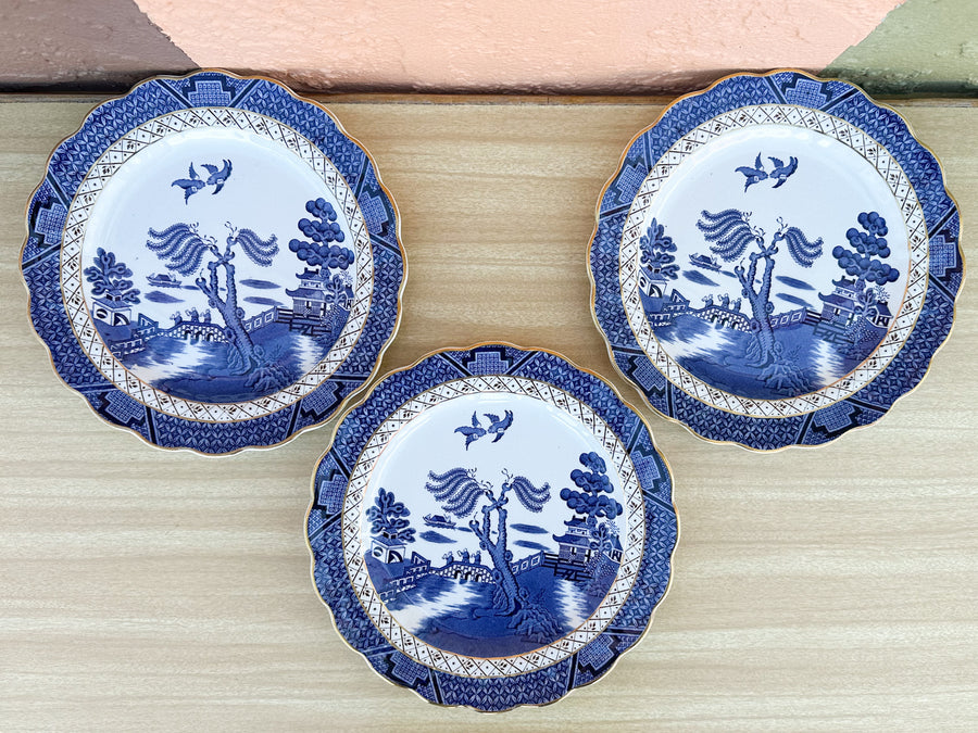 Blue and White Pagoda China Set