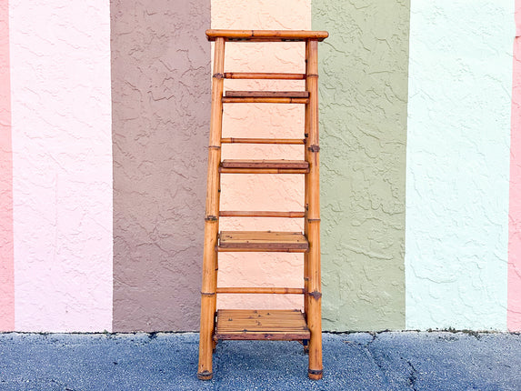 Petite Bamboo Ladder Etagere