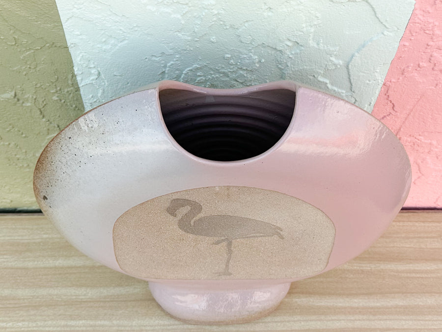 So 80s Fab Flamingo Vase