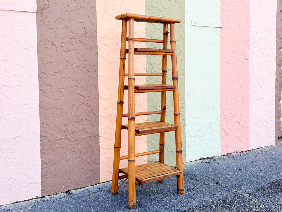 Petite Bamboo Ladder Etagere