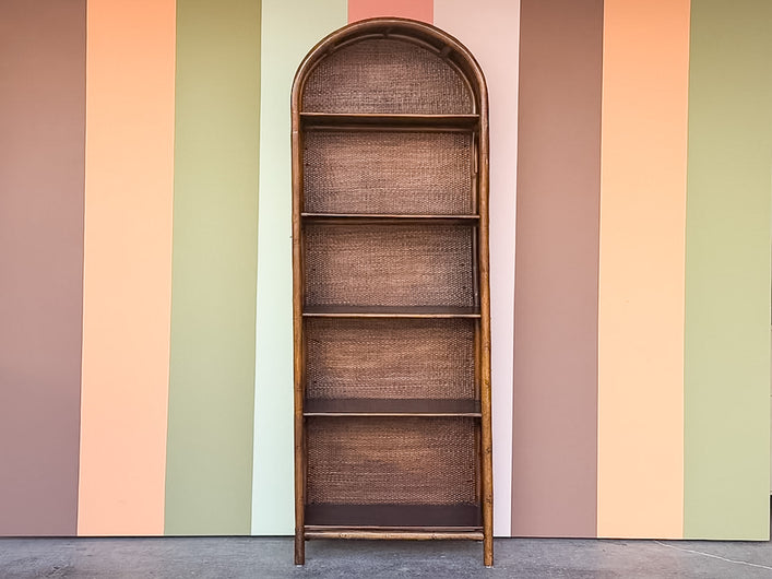 Handsome Cane Etagere